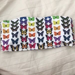 Forever 21 Strapless swim top!